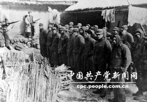 被志愿軍俘虜?shù)挠④姷?9旅重坦克營的官兵一部